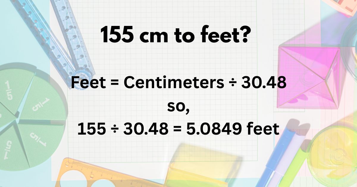 155 cm to Feet Conversion